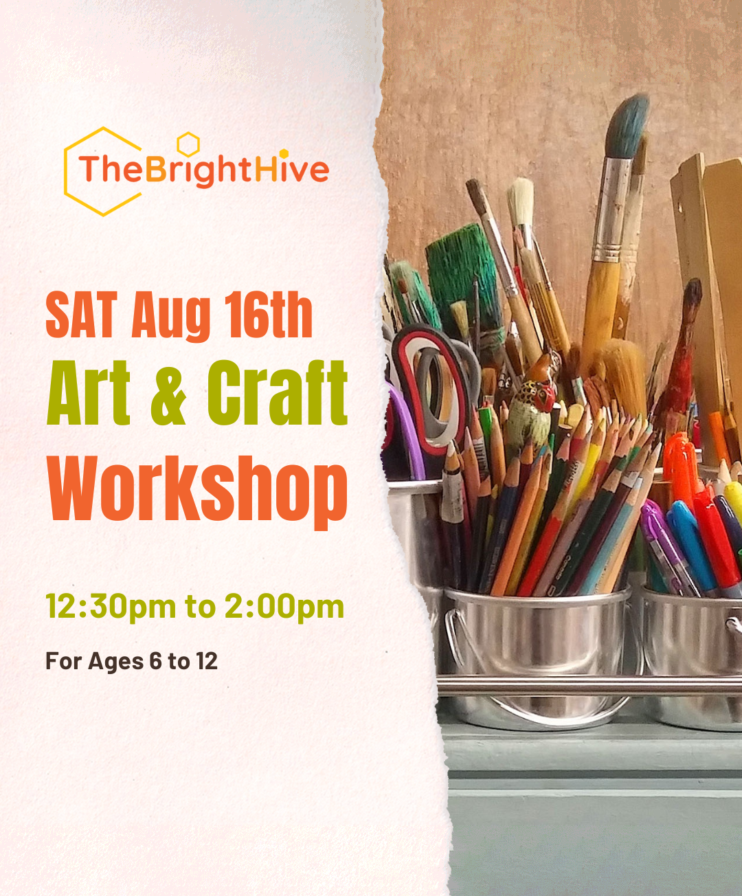 Aug 16th Art & Craft Workshop